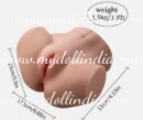 Sarah 3.3LB Realistic Pussy Ass Doggy Style Sex Doll Torso