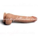8.3 Inches (10 Speed & 3 Thrusting Speeds)Silicone Rechargeable Vibrating & Thrusting Dildo Vibrator with Heating Function & Wireless Remote