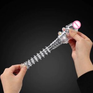 Beaded Crystal Penis Extender Sleeve For Men