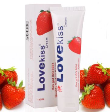 LOVE kiss Cream Sex Lubricant-Strawberry