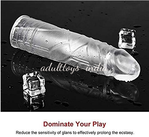 Crystal Soft Penis Extender Enlarger Sleeve for Men - Image 2