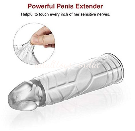 Crystal Soft Penis Extender Enlarger Sleeve for Men - Image 4