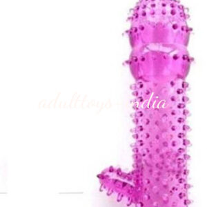 Spike Cock Condom Pink Penis Sleeve With Extra Dotted