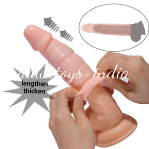 Flesh Big Man Penis Extender Sleeve
