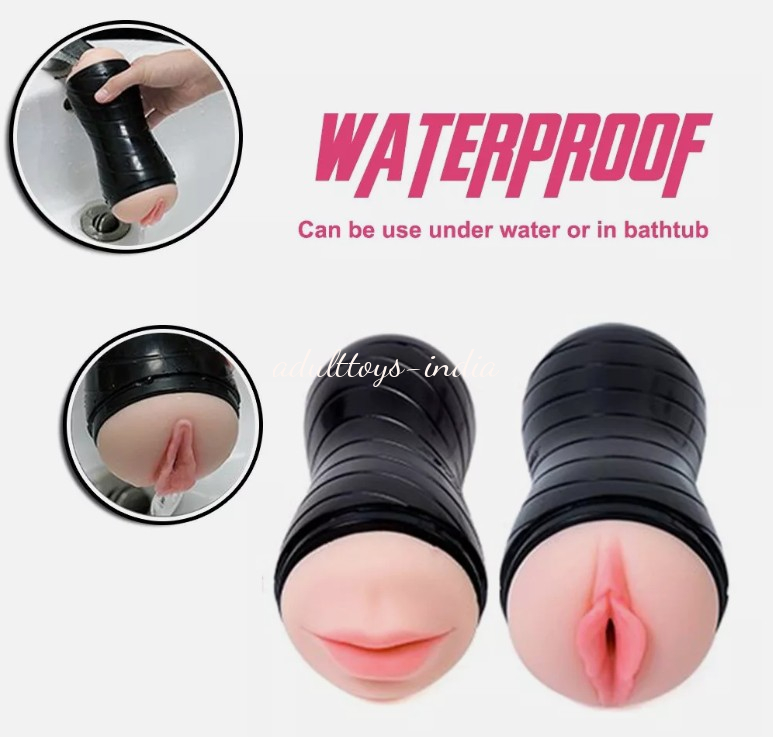 Realistic Vagina and Mouth Sex Toy For Men - Image 4