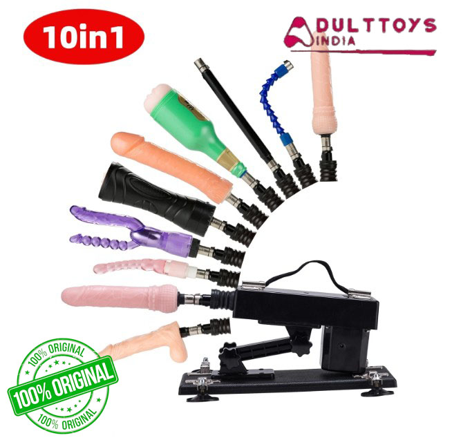 10 Attachment With Electric Love Sex Machine Men Women Automatic Masturbation Sex Toy