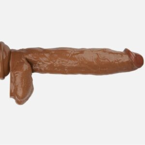 12inch Long Silicone Realistic Huge Dildo Cock Suction Cup Women Sex Toys -Brown