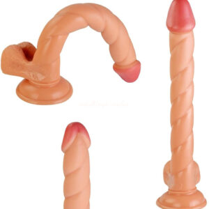Magic Love Big lean Realistic Silicone Penis 30.5CM Women Anal and Vagina Using