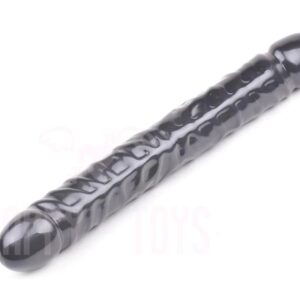 10" slim Massive Thick Realistic Dual Head Black Dildo For Beginners
