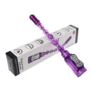 12 Mode Long Anal Beads Plug Vibrator Prostate Massager