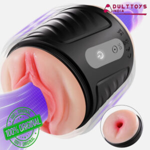 New 2 in 1 vibrating Open-Ended Male masturbation and penile trainer sex Toy India