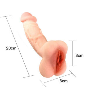 1 in 2 Strapon Penis Sleeve Dildo For Men Belt And Vagina