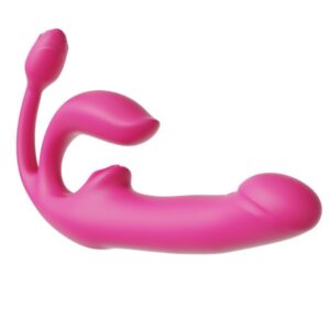 1 in 4 Lesbian Vibrator G-spot and Clitoral and Anal Stimulator with Wireless Remote