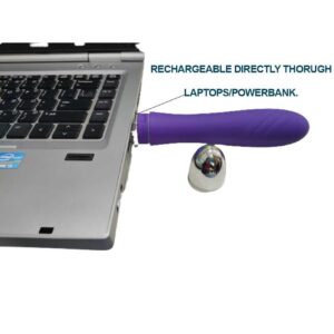 10 Speed Luxury G Spot Clitoris Stimulator Vibrator USB Charging Model -Purple