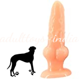 Realistic Dog Penis Dildo With Strong Suction Cup | Flesh