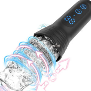 3 In 1 Automatic Thrusting Rotating Vibrating Electric Sex Toy for Men