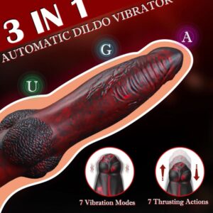 3 In 1 Automatic Wireless Remote Control Dog Thrusting Dildo