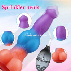 9.3 inches Remote Controlled Vibrating Squirting Dog Dildo Ejaculating Toy India