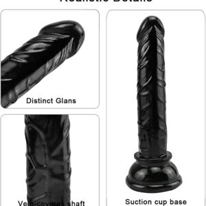 5.7 Inches Mini Anal Sex G Spot Masturbate Dildo Black