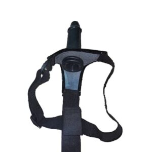 Strap On Hollow Penis Dildo For Men-Black