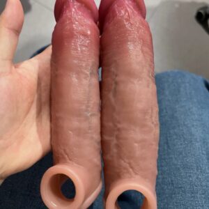 6.85 Inches Premium Liquid Silicone Penis Extender Sleeve For Men