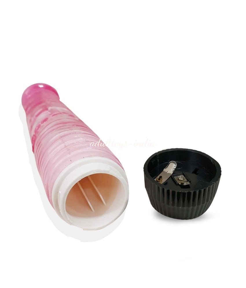Jelly Pink Dildo Vibrator For Women - Image 3