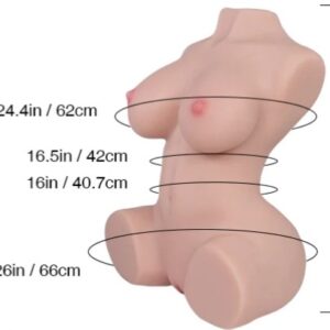 12.12LB Cute Youthful Open Leg Half Body Sex doll For Men