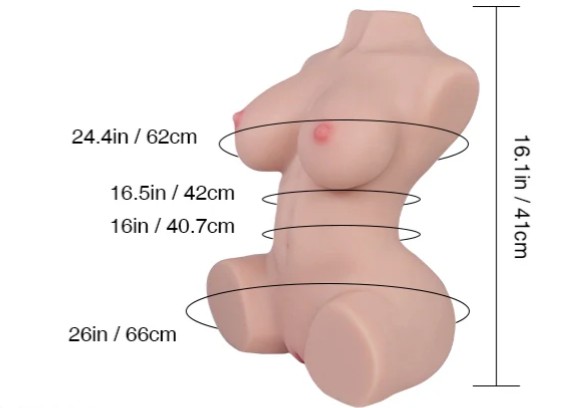 12.12LB Cute Youthful Open Leg Half Body Sex doll For Men - Image 7