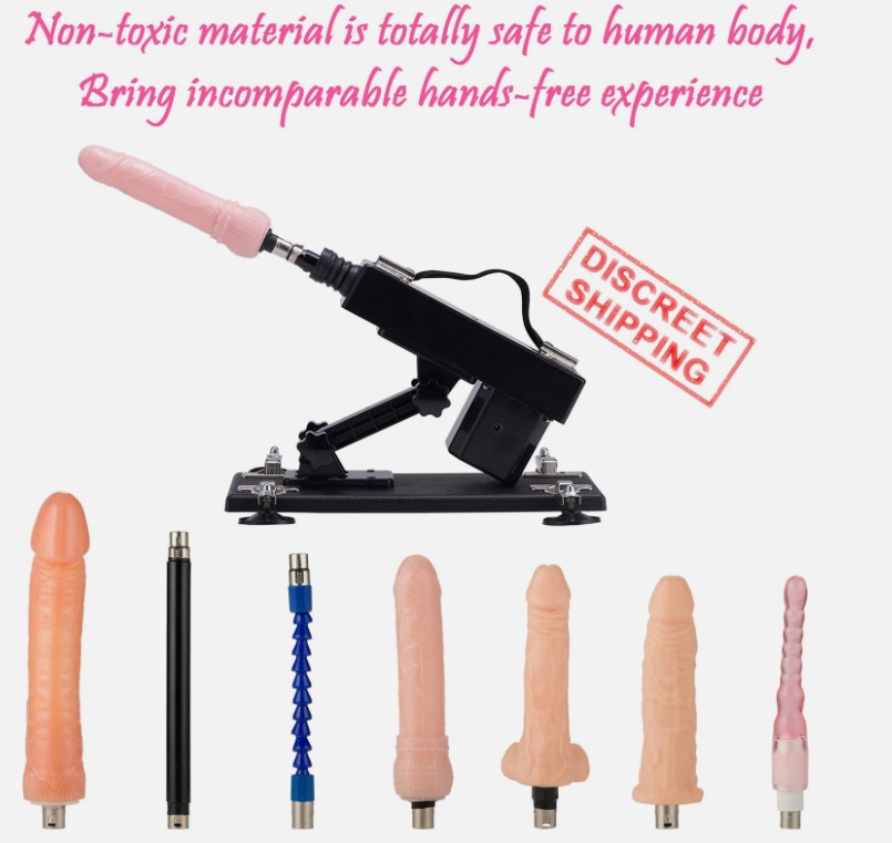 Multiple Attachment With Automatic Sex Love Machine For Women - Image 5