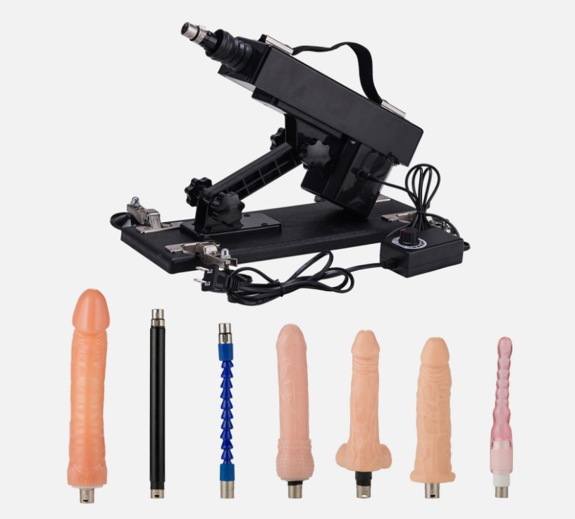Multiple Attachment With Automatic Sex Love Machine For Women - Image 3