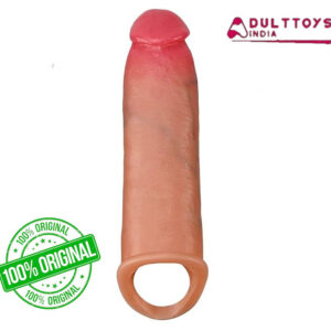 7.4 Inches Liquid Silicone Realistic Veining and Glans Penis Sleeves For Men