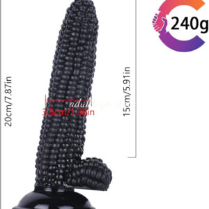 Black Corn Anal Plug Vegetable Dildo Sex Toys For Women