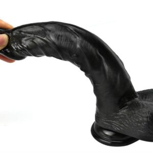 Realistic Skin American Whoppers 9 Inch Dildo in Black