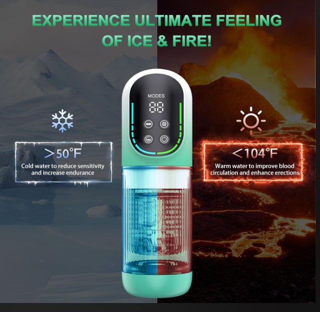 Green Licking Oral Thrusting Rotating Vibrating Suction Penis Stroker Blowjob sex Machine For Men - Image 6