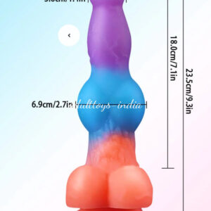 9.3 inches Remote Controlled Vibrating Squirting Dog Dildo Ejaculating Toy India
