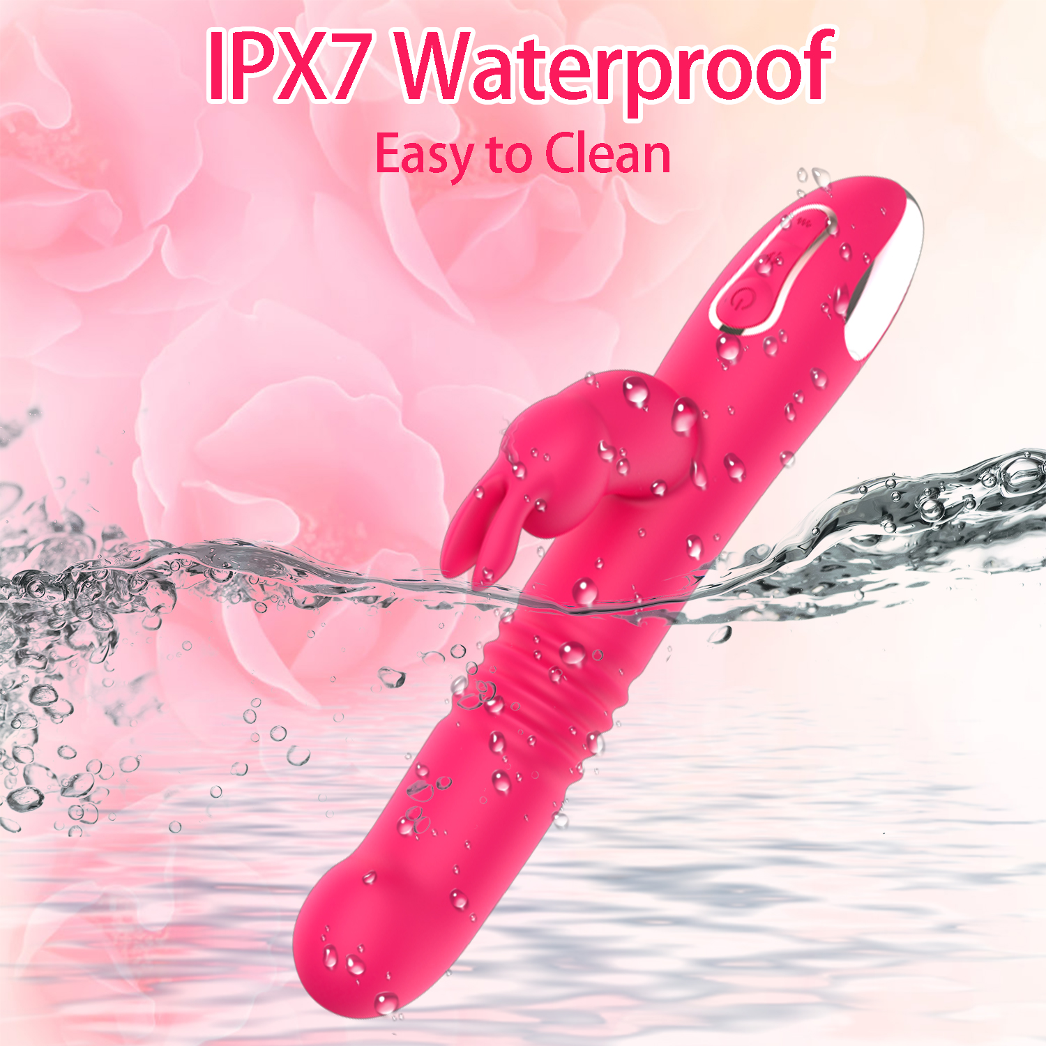 Thrusting Dildo Rabbit Vibrator For Women Sex Toys India - Image 2