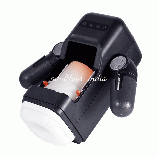 Amovibe Game Cup Automatic Heating Thrusting Masturbator with Phone Holder - Image 2