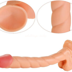 Magic Love Big lean Realistic Silicone Penis 30.5CM Women Anal and Vagina Using