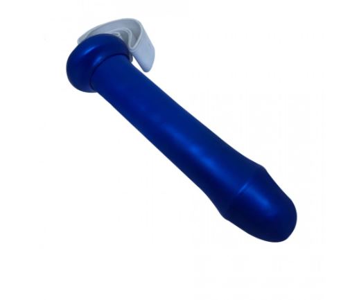 Best Solid Strap On Dildo Low Price Blue Colored-No Hole - Image 2