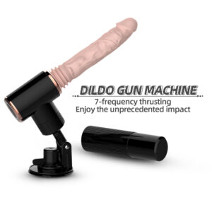 3 In 1 Discreet Dildo Gun Sex Machine 7 Vibrating 7 Thrusting Heating Ride For Women