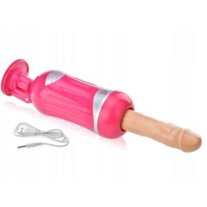 Augus Love Realistic Thrusting Dildo Sex Machine-Pink