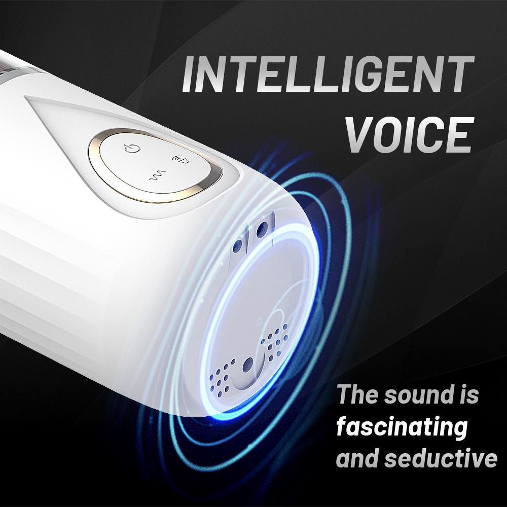 TOUCH Telescopic Rotation Electric Automatic Heating Hand Free Masturbation Cup - Image 4