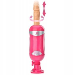 Augus Love Realistic Thrusting Dildo Sex Machine-Pink