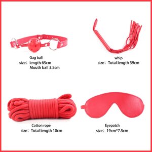BDSM Sex Toys 7 Pieces Kit-RED