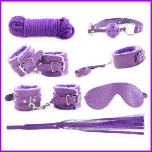 adulttoys-india BDSM 7 Pieces Kit-Purple