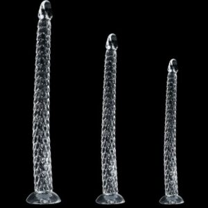 50cm Transparent Crystal Dragon Scale Anal Plug