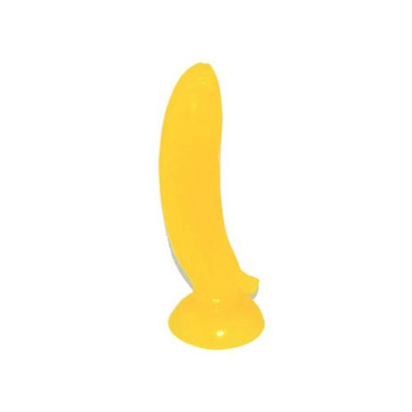 Strong Suction Cup With Fruit Yellow Banana Dildo For Women
