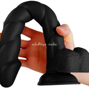 Long Lean Realistic Silicone Black Penis 30.5CM Women Anal And Vagina Using