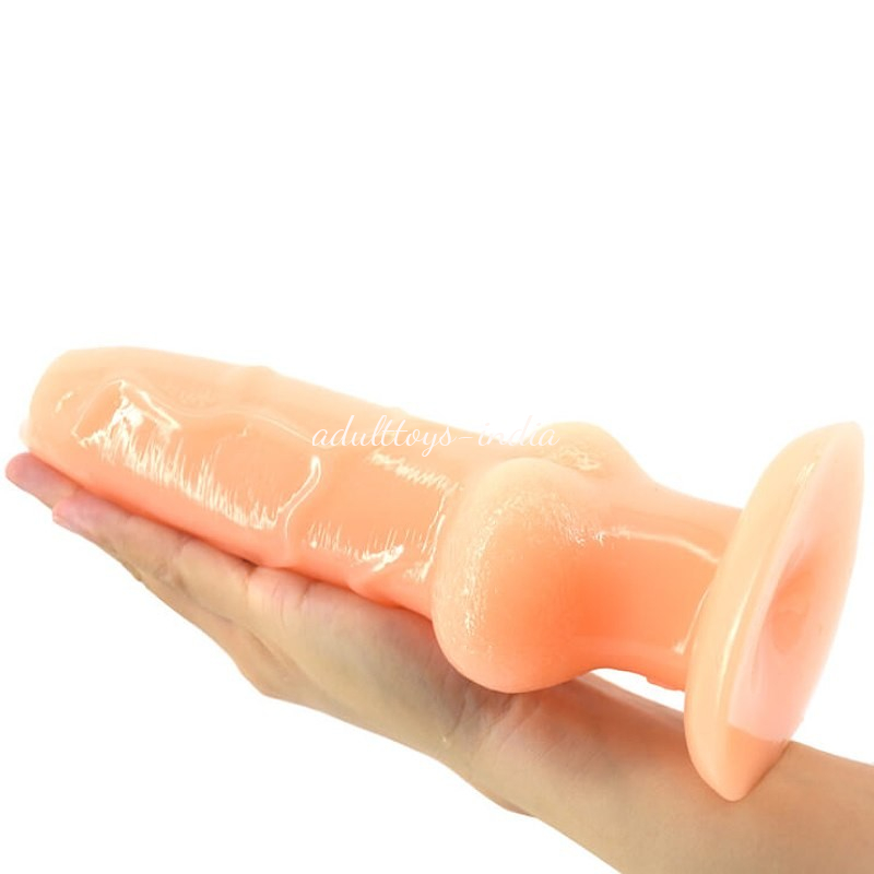 Realistic Dog Penis Dildo With Strong Suction Cup | Flesh - Image 3