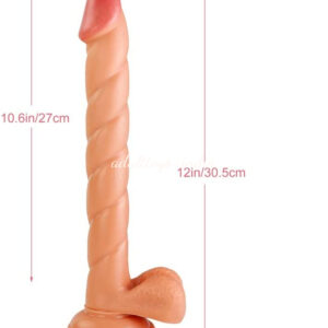 Magic Love Big lean Realistic Silicone Penis 30.5CM Women Anal and Vagina Using